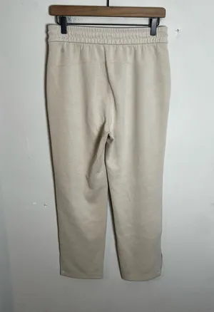 LULULEMON- Brushed Softstreme Split-Hem High-Rise Crop Natural Ivory Athletic thumbnail 4