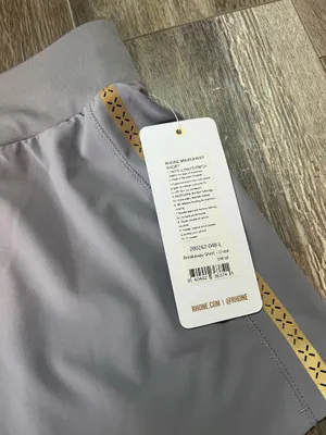 Oner Active NWT Rhône Breakaway Shorts in Silver thumbnail 6