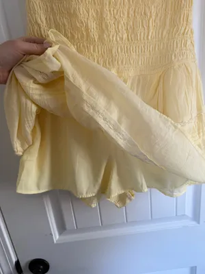 Hollister Yellow Mini Dress thumbnail 2