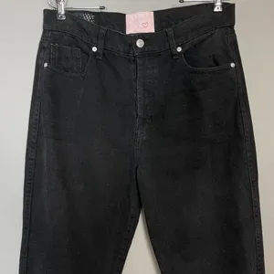 Revice NWT Ex-Boyfriend Jeans Black Distressed High Rise Ripped Size 31 Women‎ thumbnail 6