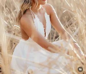 white long boutique dress thumbnail 2