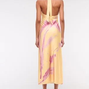 Abercrombie & Fitch Dress Maxi Satin thumbnail 4