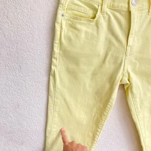 Current/Elliott Stiletto Skinny Jeans women’s 27 ‎ light yellow cropped denim thumbnail 8