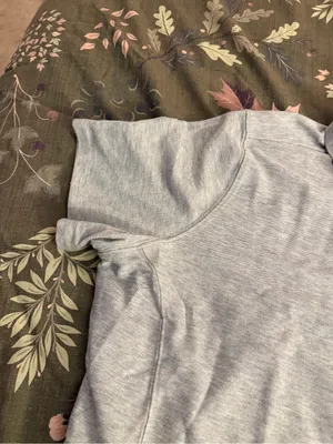Carhartt Light Heather Gray Henley Polo with Chest Pocket thumbnail 7