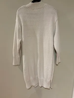 H&M Cream Knit Sweater Dress thumbnail 4