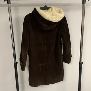 Vintage Izzi Corduroy Coat with Sherpa Lining in Hood Size S thumbnail 6