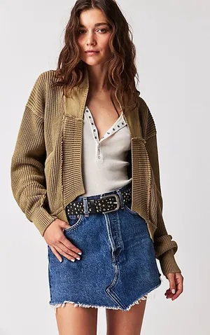 Free people Worn Thru Surplus Cardigan thumbnail 1