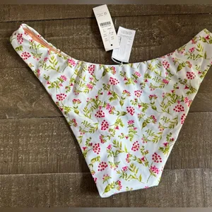 J.‎ CREW NWT Blue And Pink Floral Bikini Bottom Size S thumbnail 2