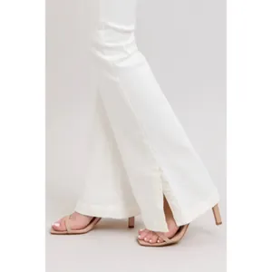 Judy Blue High Waist Garment Dyed White Side Slit Slim Bootcut NWT size 15/32‎ thumbnail 3