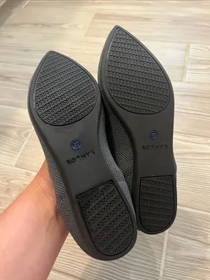 Rothy’s The Point II Pointed Toe Flats (Sz W6) Dark Gray thumbnail 5
