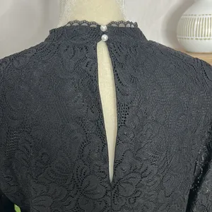 Laundry by Shelli Segal • lace balloon ruffle sleeve blouse thumbnail 5