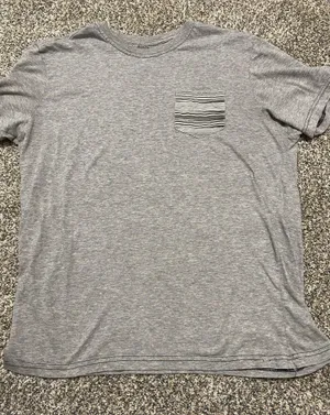 American Rag Gray Short Sleeve Tee Casual Cotton Blend thumbnail 2