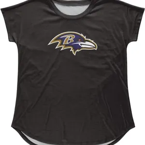 Foco NFL Women's Black Graphic Tee Baltimore Ravens thumbnail 3