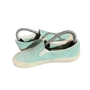 Vans Classic‎ Slip-On Skate Shoes Mint Green Perforated Suede Size 5/6.5 thumbnail 8