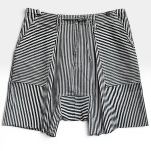 Jaded Gypsy Olivia Navy Striped Harem Drop Crotch Shorts NWT Womens S / M thumbnail 2