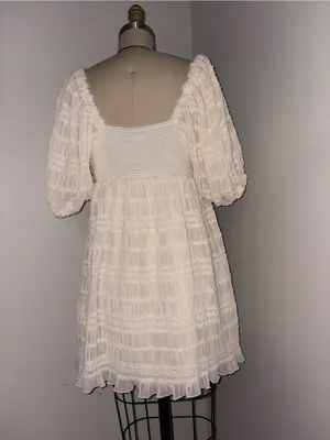 Urban Outfitters Daphne Puff Sleeve Dress Size Large thumbnail 9