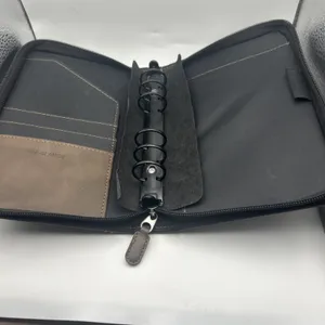 AT-A-GLANCE Brown Zippered Organizer Day Planner Binder w/ Ring Binder thumbnail 5