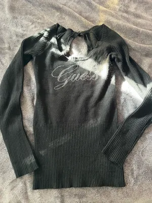 🖤 GUESS Black Rhinestone Sweater thumbnail 1