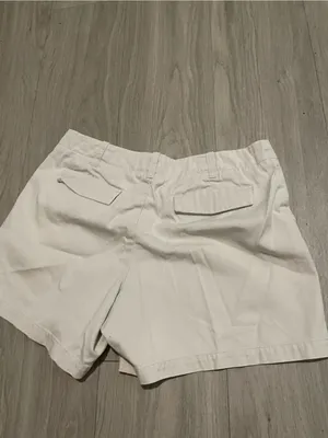 J. Crew Women's White Chino Shorts thumbnail 3