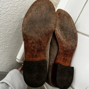 Coach Taupe Suede Ankle Boots with Buckle thumbnail 6