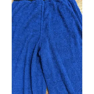 Free People Movement Blue Cuddle UpFleece Tie‎ Waist Cozy Pants Joggers Sz S thumbnail 9