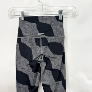 Aerie XXS Leggings Black High Waisted Athletic Chill Play Move Athleisure 1437 thumbnail 6