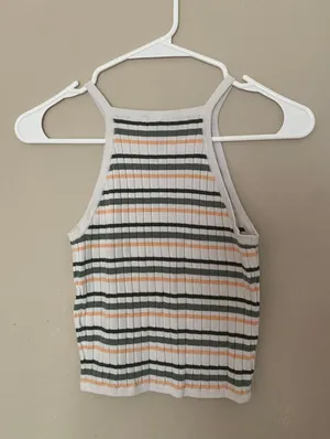 Divided Striped Tank Top thumbnail 2