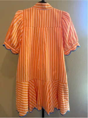 Entro Women's Kendall Dress in Orange Size S thumbnail 3
