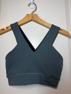 Lululemon Lab Nulu Cross Back Yoga Bra in Sea Steel thumbnail 2
