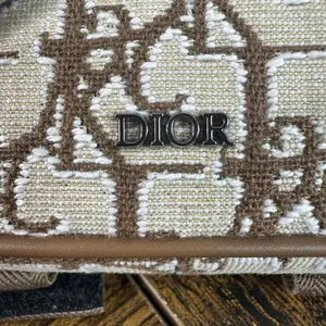 Dior X Cactus Jack Belt Bag Small Brown Canvas Leather Monogram Fanny Pack Italy thumbnail 10