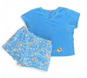 Vintage Winnie the Pooh Piglet Disney 90’s Pajama Set Shorts Short Sleeve Large thumbnail 1