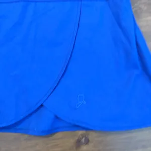 NWT Jaanuu Royal Blue Tulip Half Zip Scrub Top J96048-RYLC-XS XS thumbnail 2