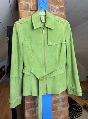Vintage Suede Belted Jacket thumbnail 1