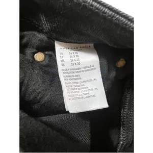 American Eagle Women's Black Wash Jeans thumbnail 6