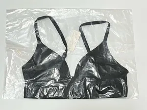 Aerie SMOOTHEZ Mesh Bralette True Black Unlined Wireless Size S New thumbnail 10