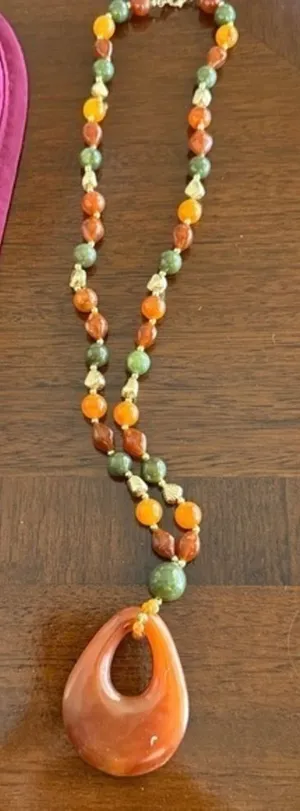 Vintage Colorful Necklace thumbnail 1