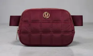 Lululemon Everywhere Belt Bag Quilted Velour Wine Berry Velvet Crossbody Bag NWT thumbnail 1