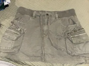 AE Snappy Stretch High-Wasted Cargo Mini Skort thumbnail 3
