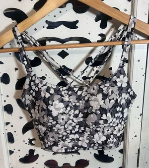 OFFLINE by Aerie Real Me Floral Sports Bra XS/P Cropped Racerback Cardio Tank thumbnail 1