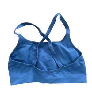 SET ACTIVE Seamless Sports‎ Bra Blue Large thumbnail 3
