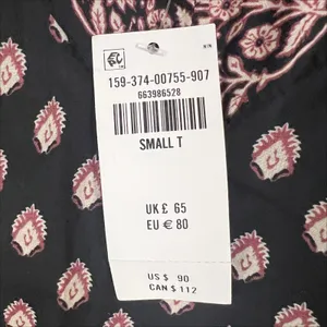 NWT Abercrombie & Fitch V-Neck Sleeveless Mini Skort Dress Black & Pink Small T thumbnail 8