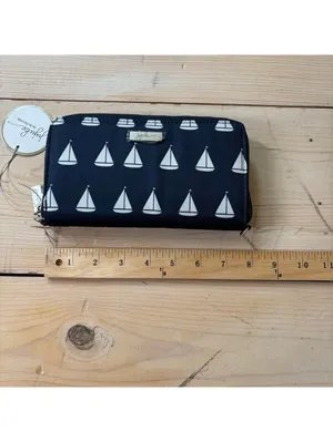 Ju-ju-be NWT Women's Zip Around Annapolis Wallet Blue Machine Washable thumbnail 6