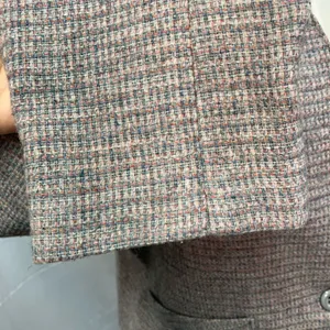 West Coast Connection Vintage Wool Blend Tweed Two Button Blazer Pockets‎ 6 thumbnail 6