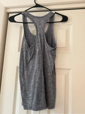 lululemon athletica Gray Racerback Seamless Tank thumbnail 2