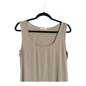 Nataya Women’s Taupe Dress Sz S Titanic Gatsby Jazz Party Wedding Tiered chiffon thumbnail 3