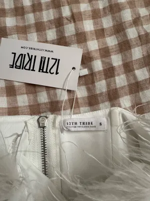 12th Tribe Feather White Top thumbnail 3