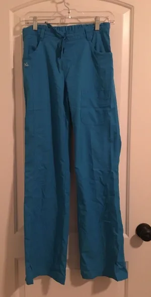 NRG by Barco Women's Uniform Scrub Pants Nurse Medical 1pc Size XS Blue thumbnail 1
