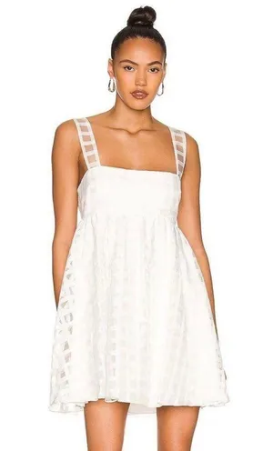 Amanda Uprichard White Mini Dress thumbnail 1