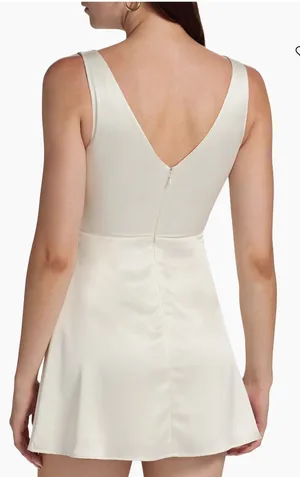 Reformation Zenni Satin Dress thumbnail 2