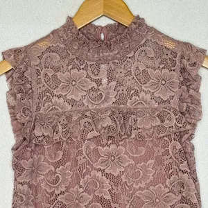 Cable & Gauge Lace Top Sz S Sleeveless‎ Fairy Ballet Core Feminine Y2K Coquette thumbnail 4